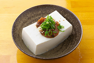 地鶏肉味噌豆腐